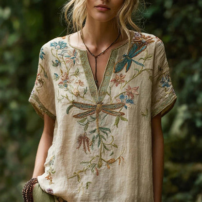 Isabella™ | Blusa Vintage con Estampado Floral